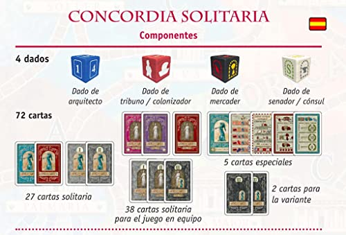 MasQueOca Ediciones Concordia Expansion Solitaria Español y Portugués