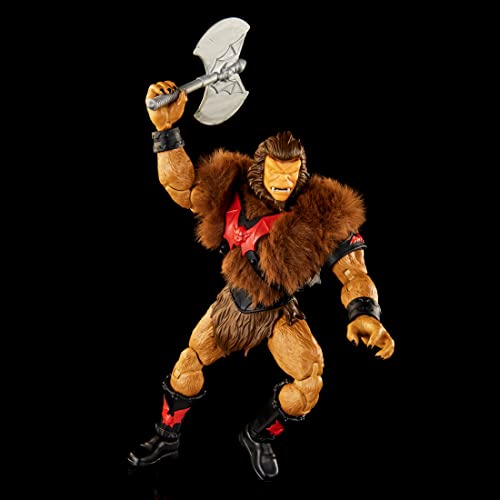 Masters del Universo MOTU Grizzlor Figura de acción con accesorios, juguete +6 años (Mattel HLB48)