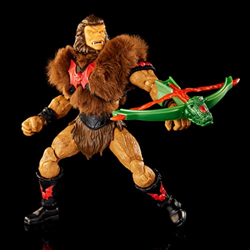 Masters del Universo MOTU Grizzlor Figura de acción con accesorios, juguete +6 años (Mattel HLB48)