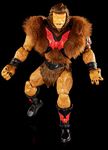 Masters del Universo MOTU Grizzlor Figura de acción con accesorios, juguete +6 años (Mattel HLB48)