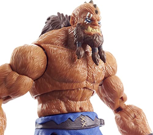 Masters of the Universe (Masters del Universo Revelation) Figura Beast Man, muñeco articulado de juguete (Mattel GYV16)