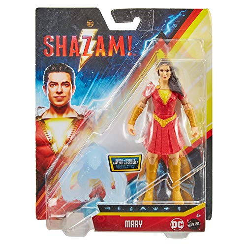 Mattel DC Shazam, Figura de Acción Mary 15 cm, Juguetes Niños +4 años GCW43