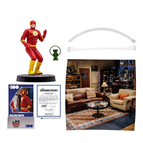 McFarlane - Movie Maniacs - WB100 - Sheldon As The Flash (The Big Bang Theory)