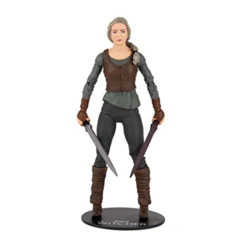 McFarlane Toys Netflix The Witcher Ciri (temporada 2) Figura de acción de 7 pulgadas con accesorios