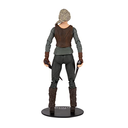 McFarlane Toys Netflix The Witcher Ciri (temporada 2) Figura de acción de 7 pulgadas con accesorios