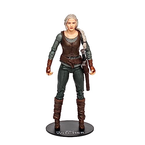 McFarlane Toys, The Witcher Ciri & Geralt of Rivia (Temporada 3) Figura de acción de 7 Pulgadas, Paquete de 2 Unidades, a Partir de 12 años