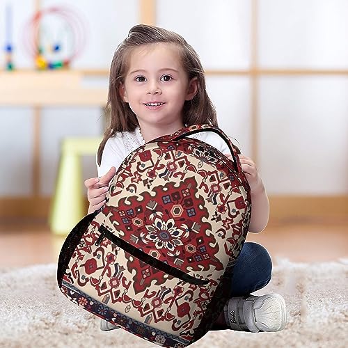 Melbrakin Mochila tribal persa para niños, adolescentes, mujeres, hombres, bolsa de viaje para estudiantes, mochila para niños, mochila informal ligera