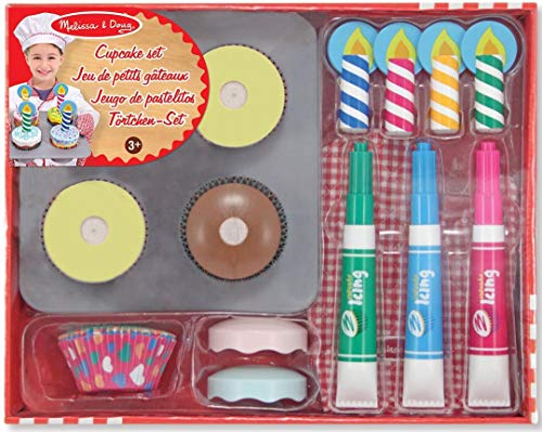 Melissa & Doug - Juego de Cupcakes para Hornear y Decorar (14019)