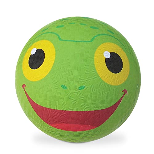 Melissa & Doug Sunny Patch Froggy Classic Rubber Kickball - Se vende desinflado