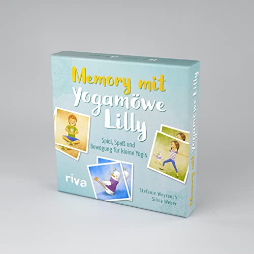 Memory mit Yogamöwe Lilly: Spiel, Spaß und Bewegung für Kleine Yogis AB 3 Jahren. 60 Karten und Ein Begleitbuch mit Spielvarianten