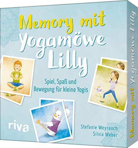 Memory mit Yogamöwe Lilly: Spiel, Spaß und Bewegung für Kleine Yogis AB 3 Jahren. 60 Karten und Ein Begleitbuch mit Spielvarianten