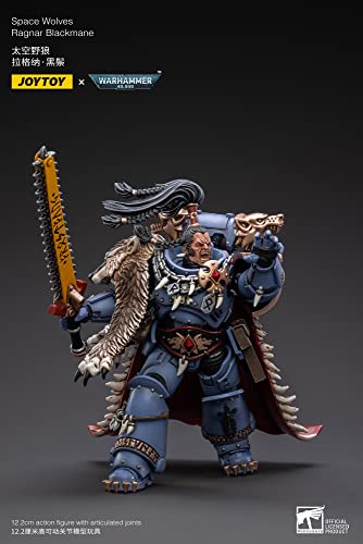 MERCHANDISING LICENCE Bloomage Joytoy Tech Joytoy Warhammer 40,000 - Space Wolves Ragnar Blackmane 1/18 Action Figure (Net)