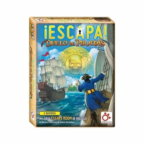 Mercurio- Juego Escapa. Duelo De Piratas, Multicolor (DV0010)