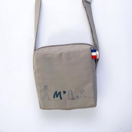 Merlin- Bolsa, Color Nube Gris, 13 x 13 x 4 cm (LCRMERSAC2GA)