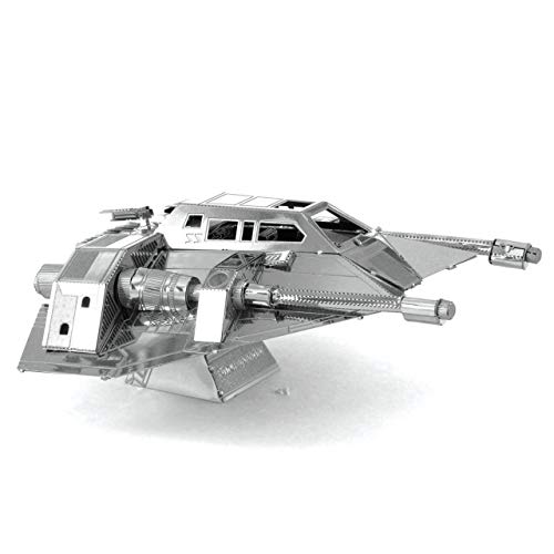 Metal Earth Puzzle 3D Aerodeslizador T-47 Sw. Rompecabezas De Metal De Star Wars. Maquetas Para Construir Para Adultos Nivel Desafiante De 8.3 X 7.4 X 3.2 Cm