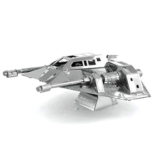 Metal Earth Puzzle 3D Aerodeslizador T-47 Sw. Rompecabezas De Metal De Star Wars. Maquetas Para Construir Para Adultos Nivel Desafiante De 8.3 X 7.4 X 3.2 Cm