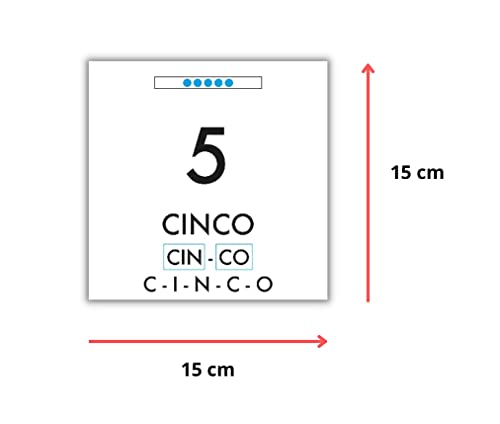 Mi Estuche de Pictos XL Números: 101 pictogramas en tarjetas plastificadas | Juego educativo para aprender los números del 0 al 100 | Niños/as a ... (Flash Cards Vocabulario Visual)