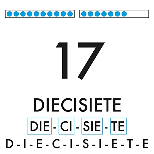 Mi Estuche de Pictos XL Números: 101 pictogramas en tarjetas plastificadas | Juego educativo para aprender los números del 0 al 100 | Niños/as a ... (Flash Cards Vocabulario Visual)