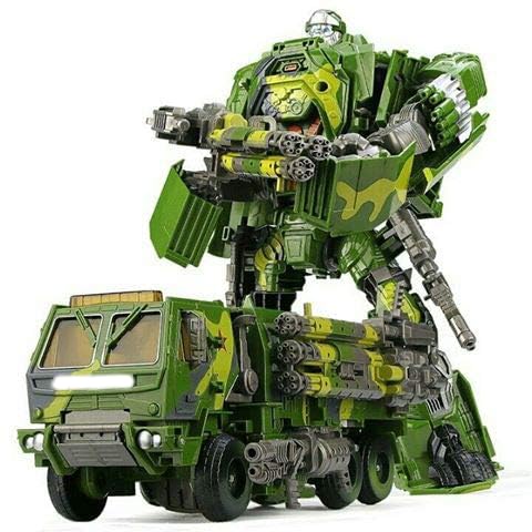 Mikado Sport Robot de juguete gigante. Robot de juguete para niños. Transformers de Guerra Modelo Camión Militar (30 cm).