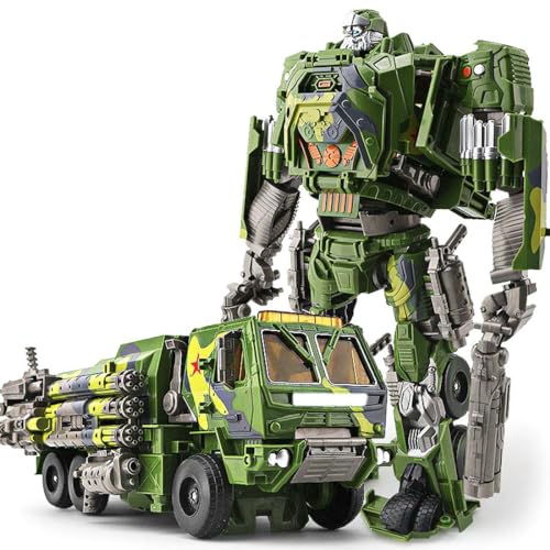 Mikado Sport Robot de juguete gigante. Robot de juguete para niños. Transformers de Guerra Modelo Camión Militar (30 cm).