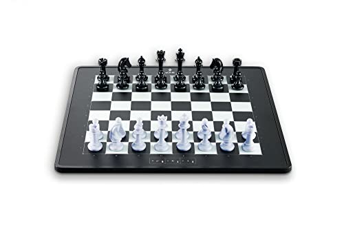 Millennium eONE M841 – Tablero de ajedrez electrónico para Jugar Online en Lichess, Chess.com y Tornelo. con 81 LED para visualizar los Movimientos Batería de Iones de Litio y Bluetooth Integrado.