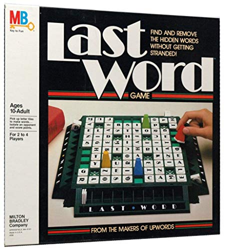 Milton Bradley Last word Game