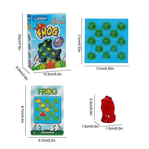 Minan Lógica Juego | Pensamiento lógico para niños | Juego Rana para niños, Juego Inteligencia, ajedrez y Cartas, Juguetes educativos educación temprana para niños y niñas 3 años