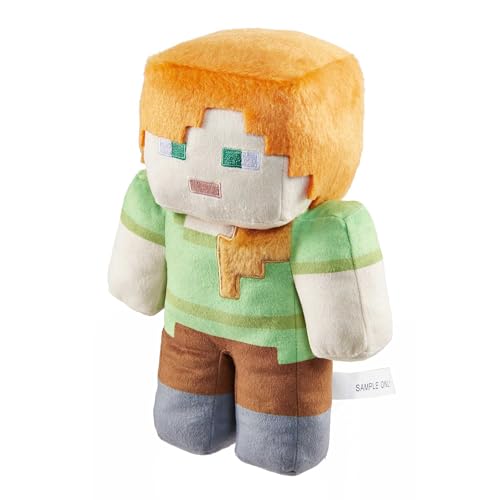 Minecraft Peluche Alex, personaje del videojuego, juguete +3 años (Mattel HLN12)