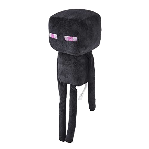 Minecraft Peluche Enderman, personaje del videojuego, juguete +3 años (Mattel HLN11)