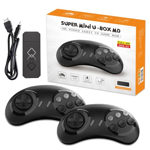 Mineup Retro 4K Game Stick, Consola de Videojuegos Inalámbrica, 688 Juegos Preinstalados, Consola de Videojuegos Retro, Inalámbrico Retro Consola, Función de Guardar el Progreso del Juego