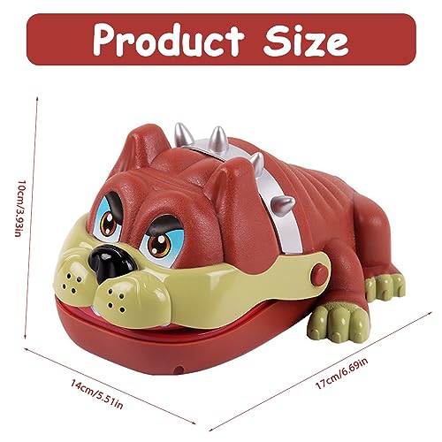 Mineup Shar Pei Perro Dentista Mordida Dedo Juguete Divertido, Cocodrilo Dentista Juego para niños, Juego de Dientes de Cocodrilo, Cocodrilo Juguete De Entretenimiento Familiar Juguete Interactivo