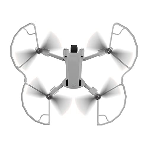 Mini 3 Pro - Anillo protector de hélice compatible con mini 3 Pro Drone Propeller Leaf Guard TeQ379 (gris, talla única)