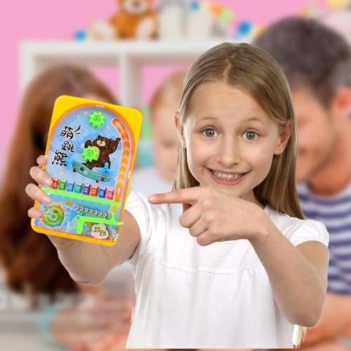 Mini Juego de Pinball - Juguete de Laberinto de Pinball de Desarrollo para niños,Juguetes de Desarrollo temprano Juego de Pinball para el Pensamiento estratégico para Dormitorio, Fiesta, Bohany