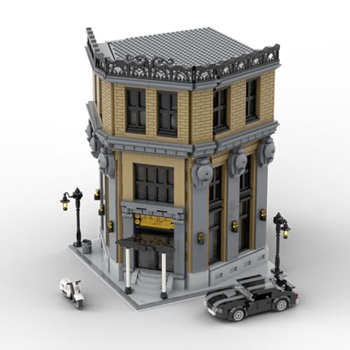 MOC-140223 Kit De Bloques De Construcción, Kit De Modelo De Hotel Continental De 5127 Piezas, Juego De Construcción De Bloques Con Abrazadera De Restaurante Para Niños Y Adultos