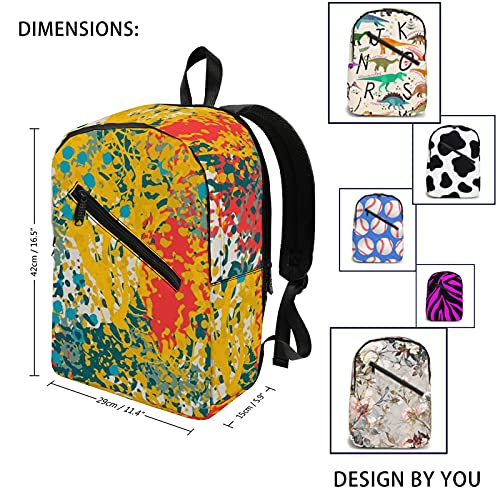 Mochila de ilustración de dragón chino resistente al agua bolsas escolares ligeras bolsas de camping viaje bolsa de escuela gran capacidad para niños niñas adolescentes adultos