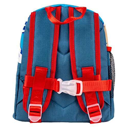 Mochila Escolar de La Patrulla Canina - Cierre de Cremallera - 25 x 27 x 16 cm - Mochila Infantil con Varios Compartimentos - Asas Acolchadas - Producto Original Diseñado en España