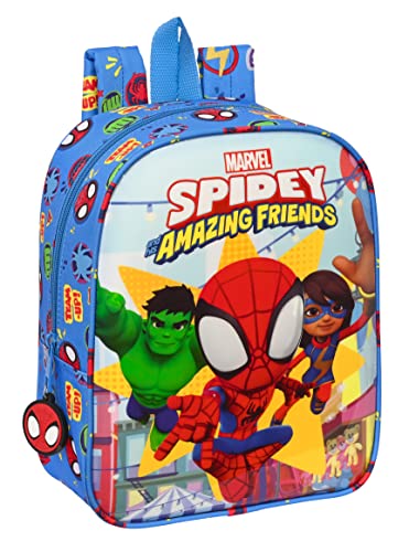 MOCHILA GUARDERIA ADAPT.CARRO SPIDEY "TEAM UP"