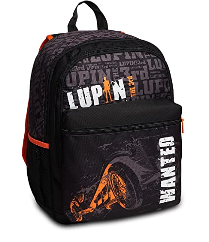 Mochila Lupin Wanted de Seven S.P.A., mochila con siete compartimentos dobles, escolar y de ocio, unisex