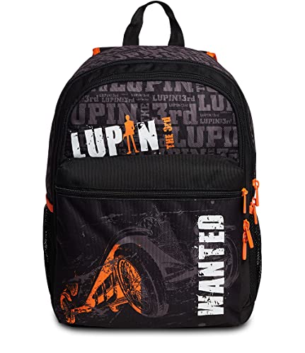 Mochila Lupin Wanted de Seven S.P.A., mochila con siete compartimentos dobles, escolar y de ocio, unisex