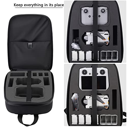 Mochila para DJI Mini 3 Pro dron y accesorios, impermeable, mochila de viaje para DJI Mini 3 Pro, control remoto RC N1, DJI RC, hélice, batería y accesorios, Dj Mini 3 Pro Mochila