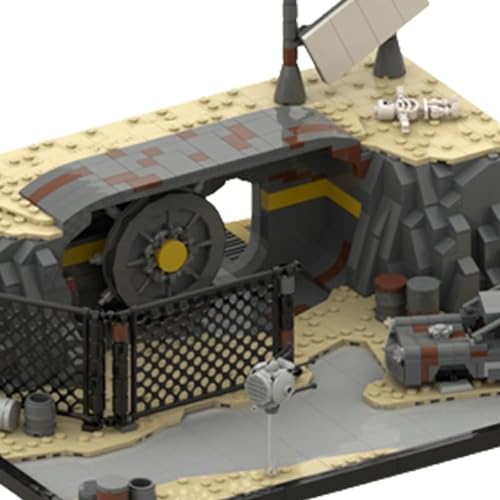 Modular Casa Bloques De Construcción 1630Piezas Moc Fallout Nuclear Shelter (Vault) Nano Micro Bloques De Construcción Mini Juego De Juguetes De Construcción para Adultos Compatible con Lego