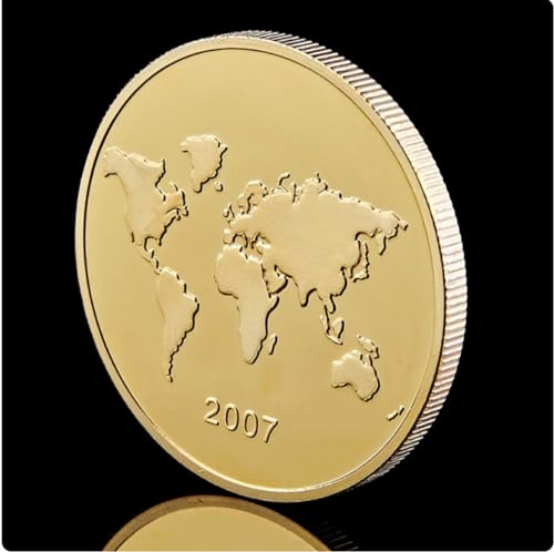 Moneda Conmemorativa 2007 Perú Cuzco Machu Picchu Siete Maravillas del Mundo Colección De Monedas Chapadas En Oro