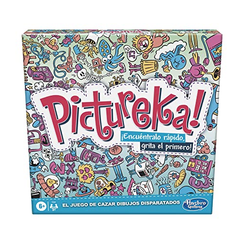 Monopoly - Junior (Versión Española) (Hasbro A6984793) & Juego Pictureka! - Juego de Dibujos - Juego de Mesa Infantil - Divertido Juego Familiar - Juegos de Mesa para Mayores de 6 años