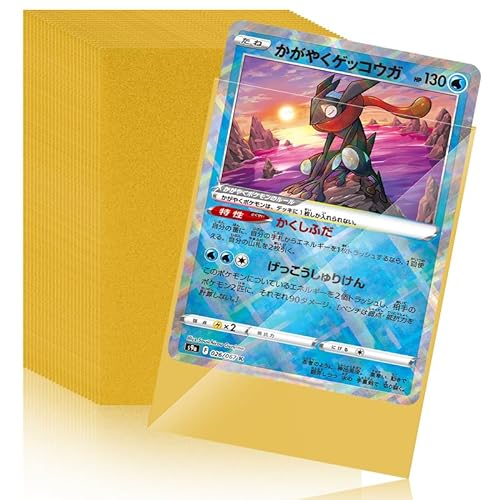 Moocuca 100 Fundas para Cartas, 65x90mm Protectoras de Tarjeta, Card Sleeves Transparente, Fundas Cartas para Yu-Gi-Oh Magic Poke-mon MTG, Tamaño Estándar