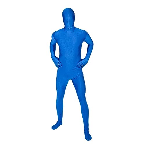 Morphsuits - Disfraz de segunda piel (pegado al cuerpo), Azul, talla M