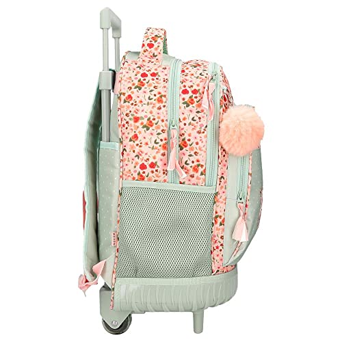 Movom Romantic Girl Mochila Compact 2 Ruedas Multicolor 32x43x21 cms Poliéster 28,9L