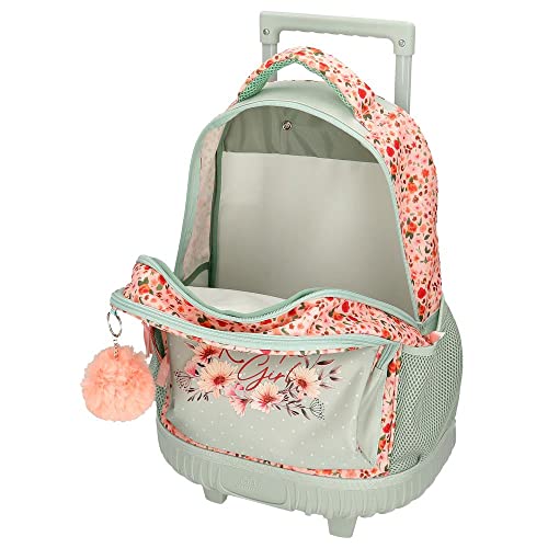 Movom Romantic Girl Mochila Compact 2 Ruedas Multicolor 32x43x21 cms Poliéster 28,9L