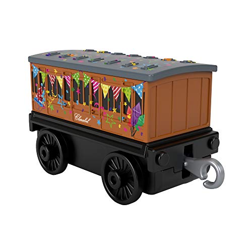 Multipack - Juego de tren de juguetes para niños de 3 años - Thomas and Friends con 10 locomotoras de metal - Tren de juguete niños de 8 a 14 cm - Celebrate with Thomas GRG41, multicolor