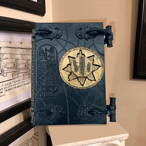 Mummy Prop Réplicas Libro de los Muertos, Libro Mágico Vintage Dibujo Diario Cuaderno de bocetos Adorno de Escritura, Decoración Realista, Antiguo Egipto Coleccionables Recuerdo A/a