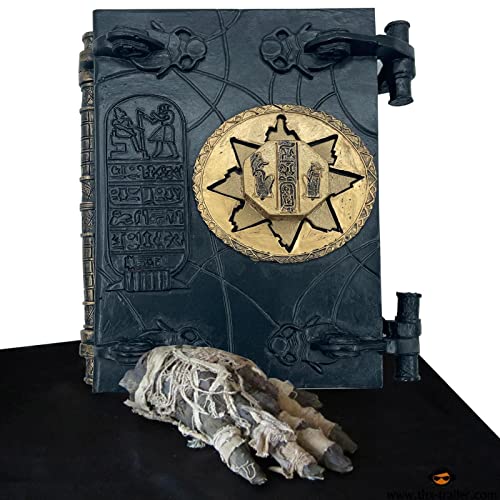 Mummy Prop Réplicas Libro de los Muertos, Libro Mágico Vintage Dibujo Diario Cuaderno de bocetos Adorno de Escritura, Decoración Realista, Antiguo Egipto Coleccionables Recuerdo A/a